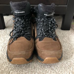 Salomon Mens winter snow boots with thermal lining